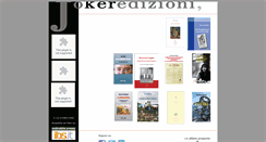 Desktop Screenshot of edizionijoker.com